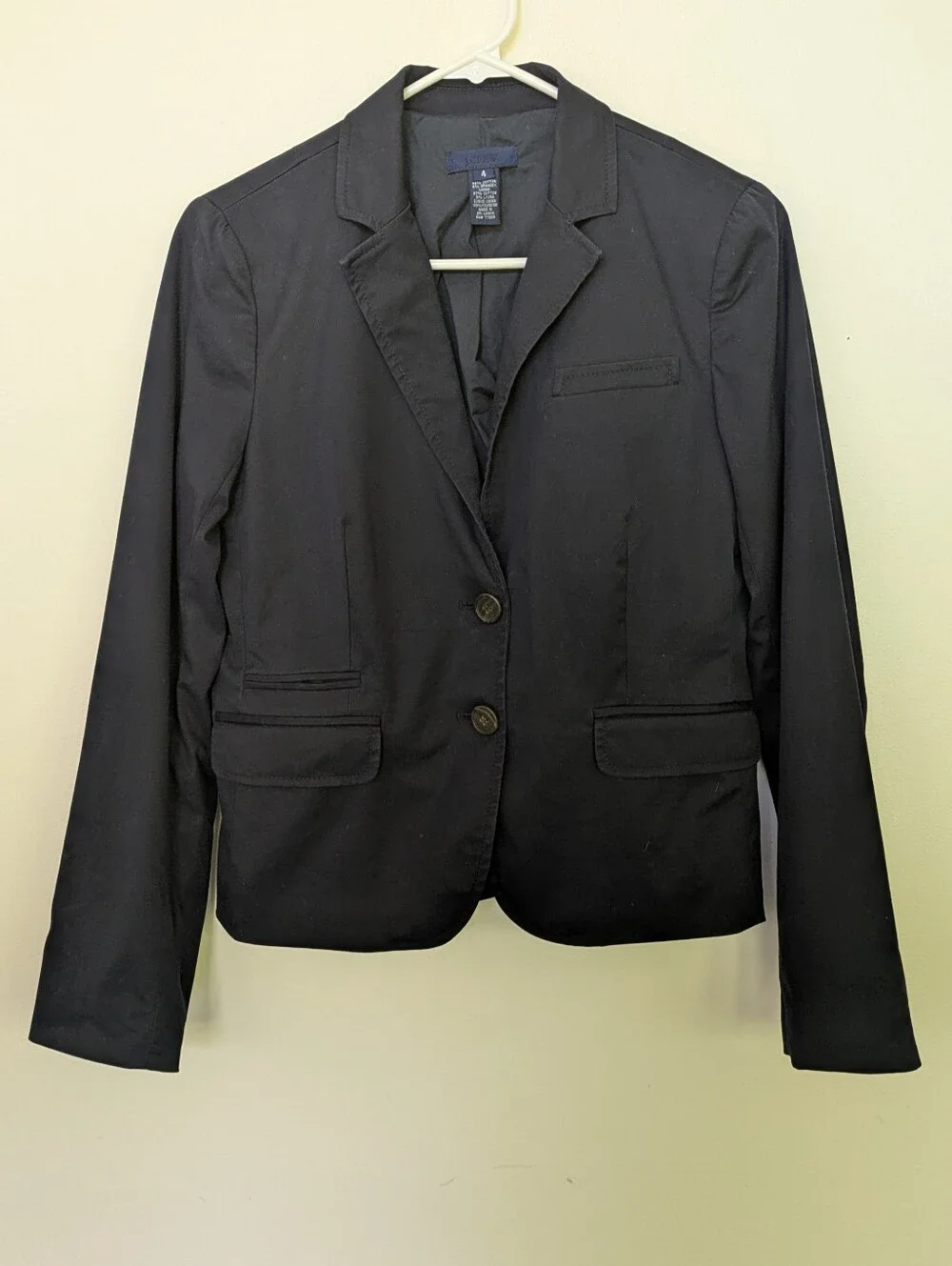 J. Crew Navy Two Button Blazer 4